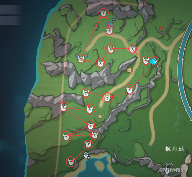 探索原神：获取茉洁草的完美采集路线指南