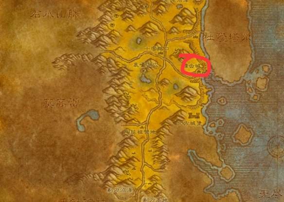 《魔兽世界》攻略：雷维尔加兹男爵的具体位置解析